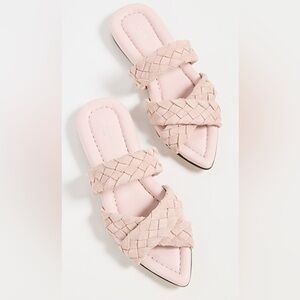 rag & bone Peony Suede Lewis Slide Sandal Sz 39